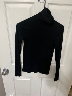 bp Black knit turtleneck top